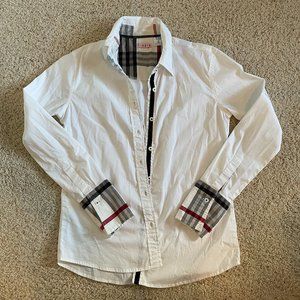 Tizzie by Dizzie Lizzie White Shirt, size M